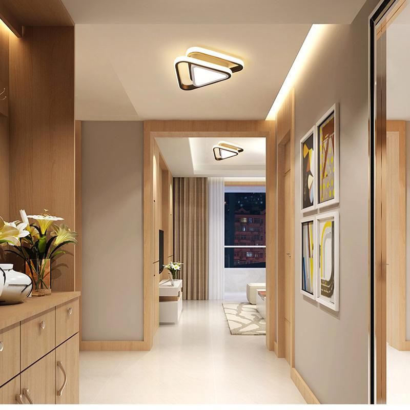 Double Triangle Ceiling Light Creative Hallway Light Corridor Lamp Bedroom Light