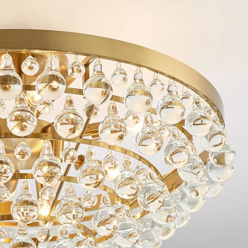 Modern Luxury Crystal Lighting Chandelier Golden Finish LED Modern Chandelier