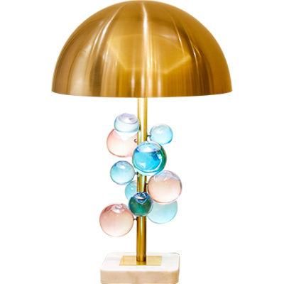 European-Style Table Lamp Bedroom Bedside Lamp Warm and Romantic Creative Simple Modern Wedding Room Light Luxury Crystal Table Lamp