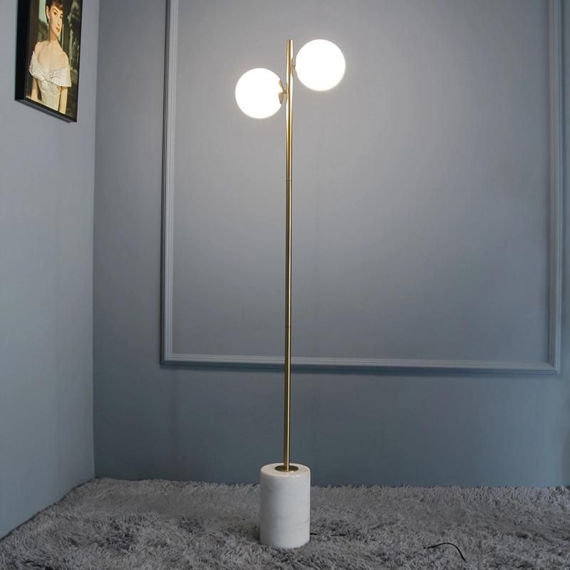 Nordic LED Floor Lamp Corner LED Floor Light Marble Bedroom Lamp Simple Floor Lamp (WH-MFL-69)