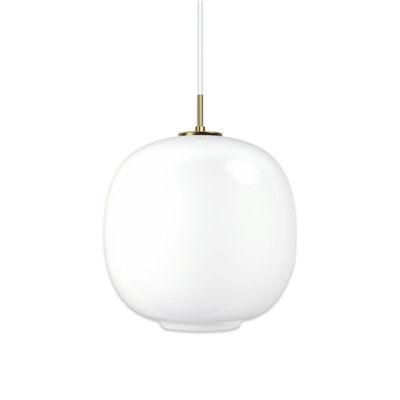 White Glass Globe Simple Style Lighting Pendant Lamp
