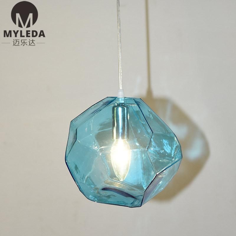 Indoor Bedroom Dining Room Modern Decoration Glass Stone Pendant Lamp
