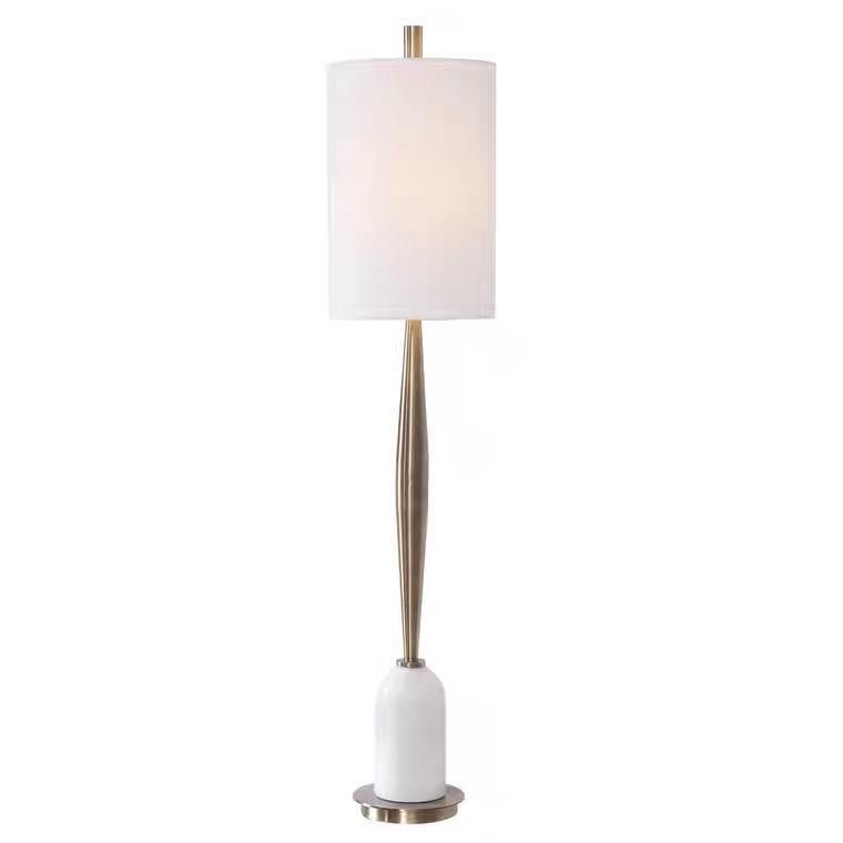 Table Lamp New American Imported Steel Marble Designer′s Living Room Study Villa Creative Lamp