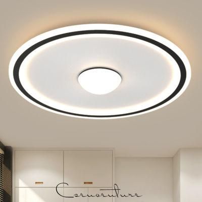 Nordic Modern Ceiling Lamp Simple Circle Light Luxury Warm Romantic Study Lamp