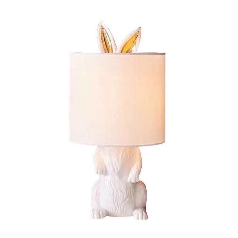 Nordic Post-Modern Girl′s Princess Room Rabbit Desk Lamp Living Room Bedroom Cartoon Bed Desk Lamp