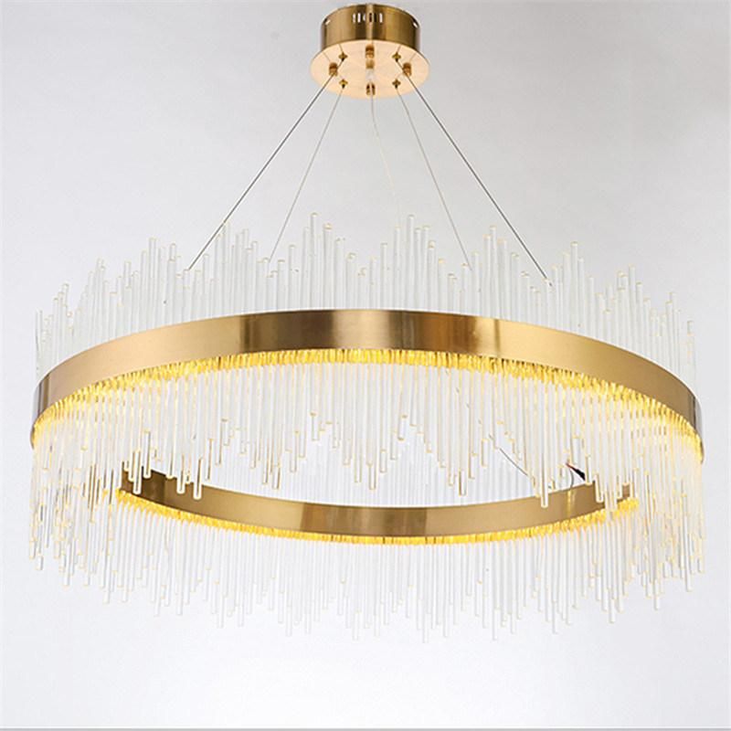 Custom Made Decorative Project Crystal LED Pendant Lighting