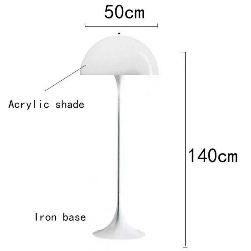 Modern Simple Panthella Floor Lamps Nordic Fashion Living Room Bedroom Bedside Nordic Standing Lamp (WH-MFL-96)