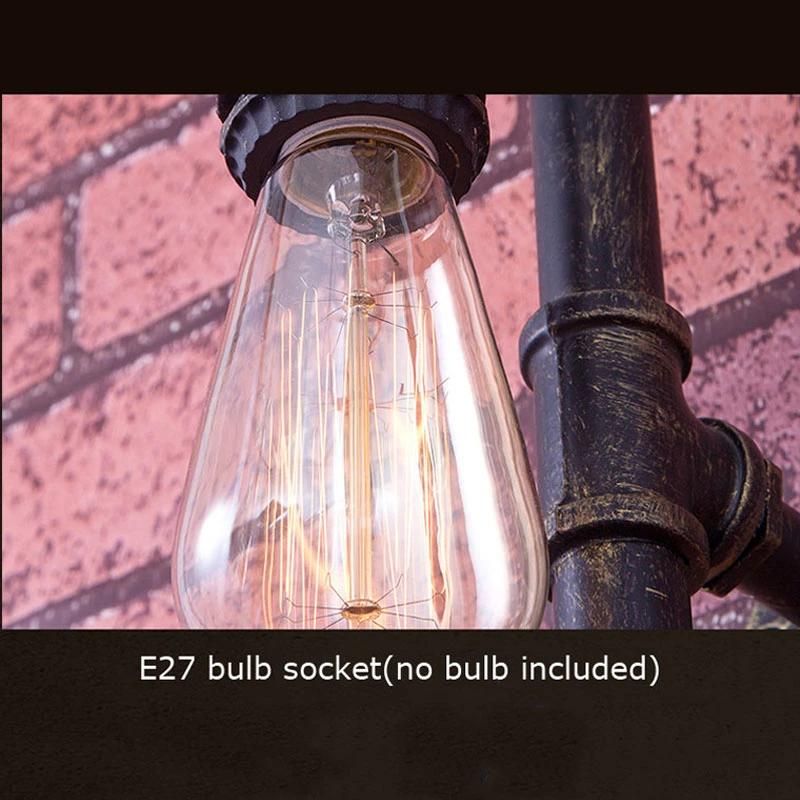 Vintage Retro Lamp Rustic Farmhouse Decor Water Pipe Wall Lamp (WH-VR-06)