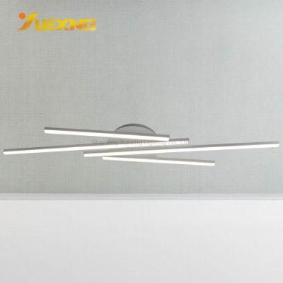 Metal White Silver Decoration LED SMD Round Mounted Strip Smart Luminaire Ceiling Lighting Indoor Ceiling Lamp Light