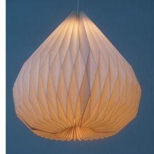 Snowdrop Origami Paper Lampshade/White Paper Lampshades/ Nordic House