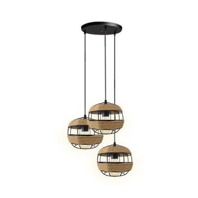 Contemporary Chandelier Restaurant Bar Lantern Decorative Pendant Lamp