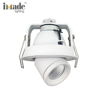 Adjustable 6.2W Recessed Bedroom Home Lighting and Round Ceiling Light Downlight