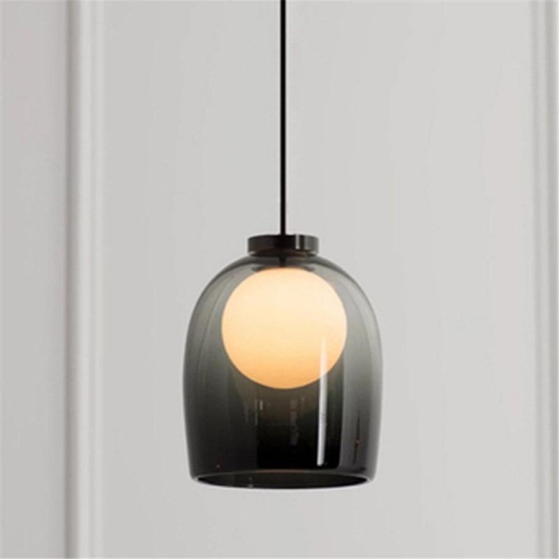 Restaurant Glass Pendant Lights Stair Porch Bedroom Bedside Light Fixtures Dining Room Designer Creative LED Hanging Lamp