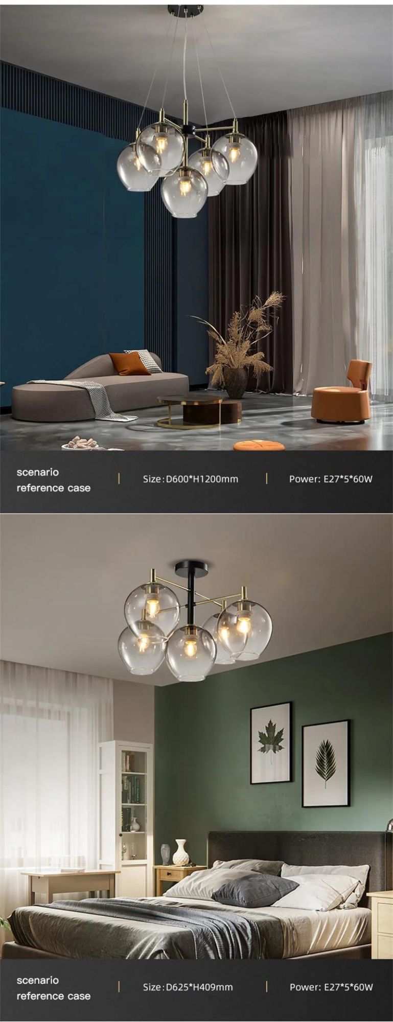 East Asian Style Minimalistic Pendant Lamp Contemporary Living Room Hotel Interior Decoration Chandeliers