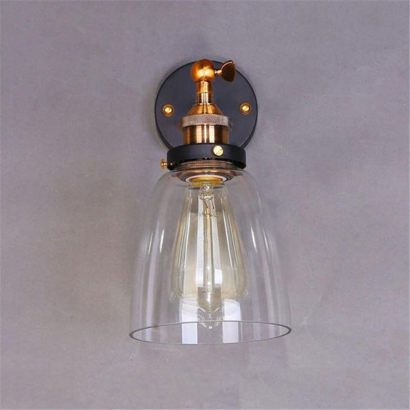 Antigue Glass Lampshade Vintage Wall Lamps Light Home LED Wall Lights Sconce (WH-VR-109)
