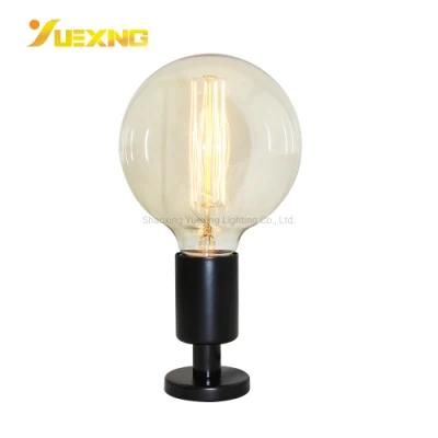 Max50W G125 Black Unique Dining Room LED Table Lamp E27 Light