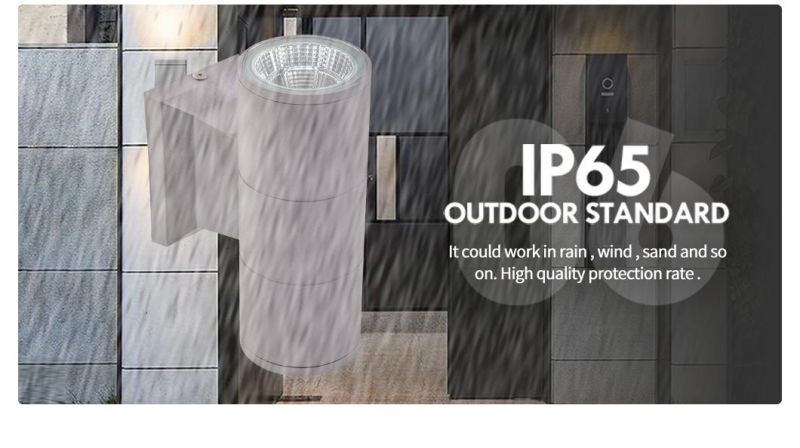 LED Wall Light Indoor Aluminium up and Down IP65 Waterproof Outdoor Garden Wall Lamp