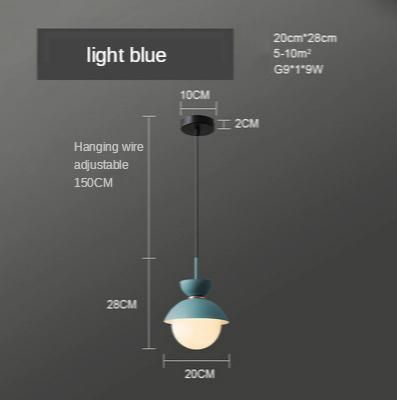 Modern Pendant Lamp Nordic Glass Ball Light Fixtures Hanging Suspension Light (WH-GP-48)