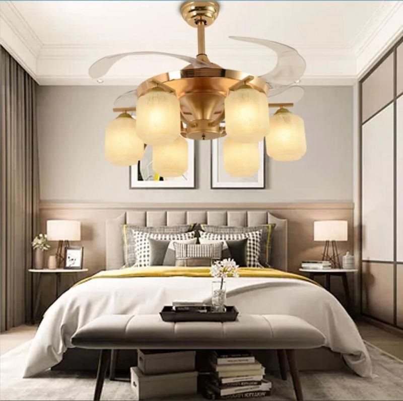 Modern Decoration LED Pendant Light Fan Ceiling Lamp for Livingroom Bedroom