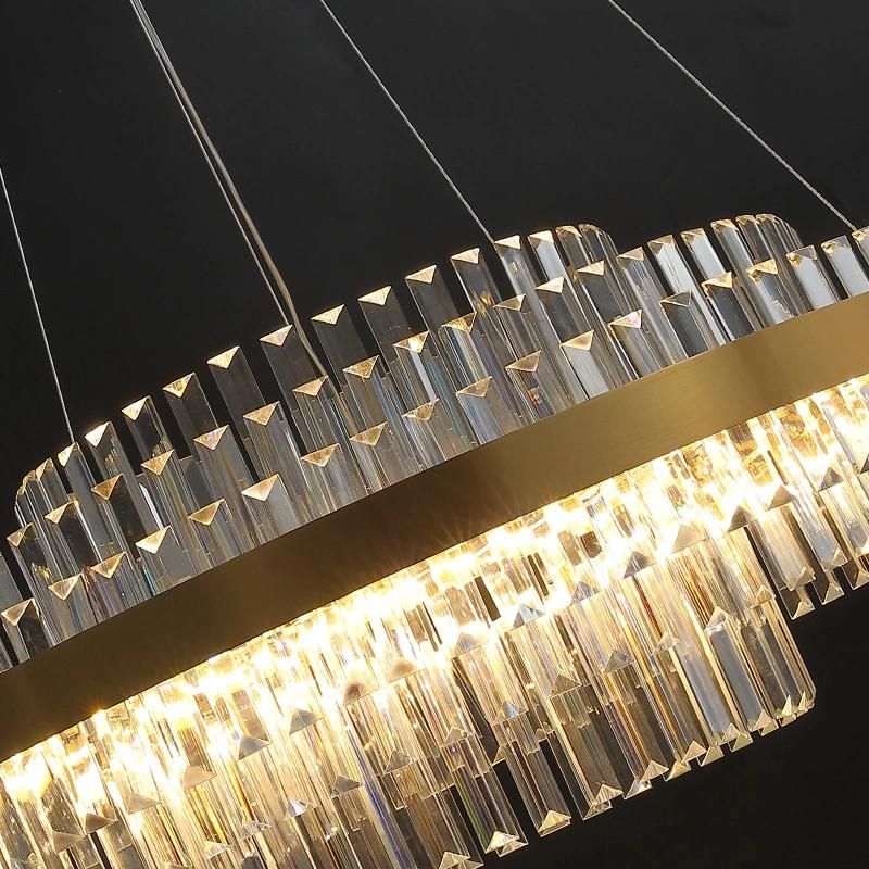 Luxry Indoor Pendant Light Crystal Chandelier Lighting Living Room Dining Room Modern Lamp