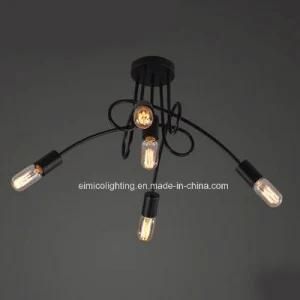 Steel Hanging Light Pendant Lamp with Bulb (ST011)