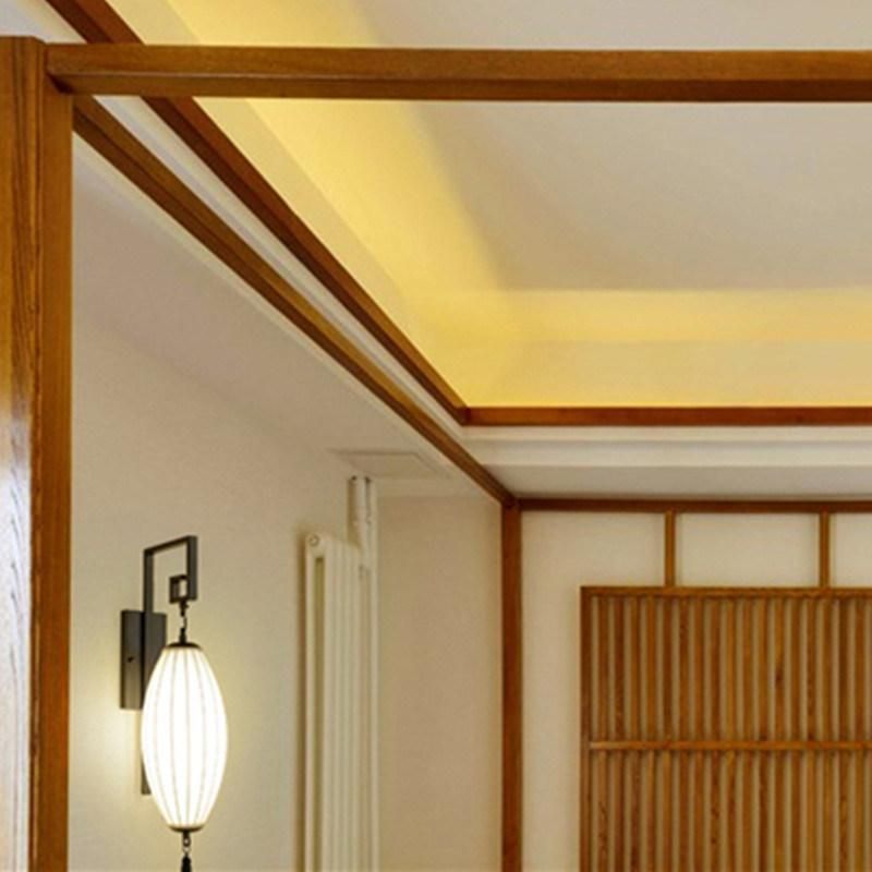 Classical Chinese Style Festive Quaint Rural Wood Red Lantern Wall Lamps (WH-OR-92)