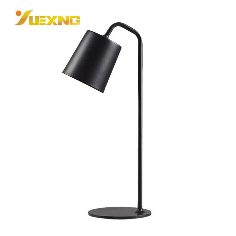 Durable Black Iron E27 Max50W Round Reading Table Light