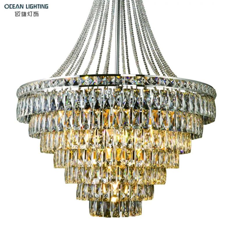 Wholesale Gold Crystal Large Palace Chandeliers Pendant Lighting (OW569)
