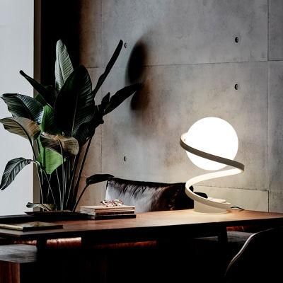 Spiral Bulb Table Lamp Bedside Lamp Dining Room Living Lamp