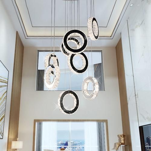 LED Chandelier Light Modern Crystal Lighting for Bedroom Sitting Room Decoration