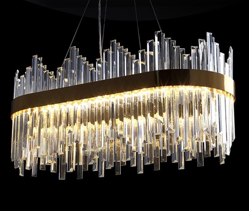 Crystal Chandelier Light Living Room Dining Room Modern Pendant Lamp Simple Luxury