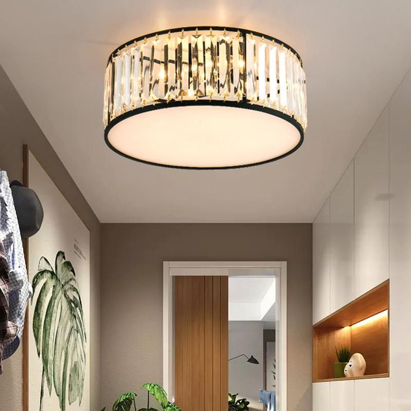 Modern LED Ceiling Lights Crystal Living Room Decor Creative Black Chandelier Lamp (WH-CA-98)