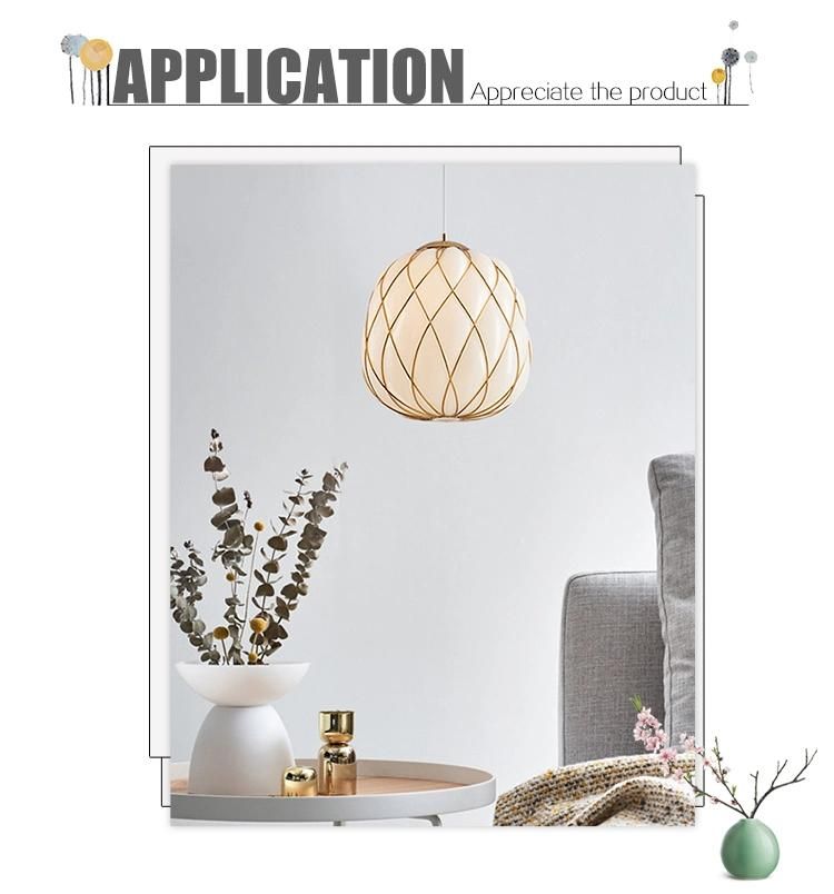 Dlss Pinecone E27 Clear Glass Gold Metal Wire European Modern Table Lamps