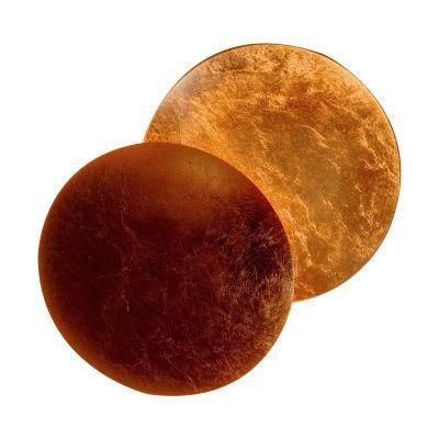 Classic Adjustable Round Gold Moon Wall Lamp