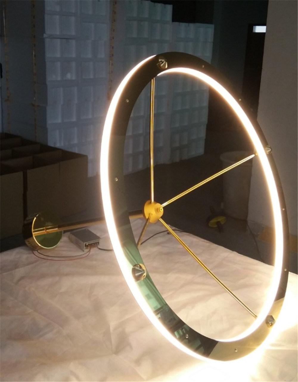 Hotel Modern Chandelier Lighting Stairwell Staircase Pendant Light