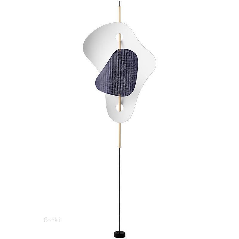 Nordic Designer Floor Lamp Irregular Shades Standing Lamp for Living Room Decor Personality Bedroom Beside Floor Light LED Lighting