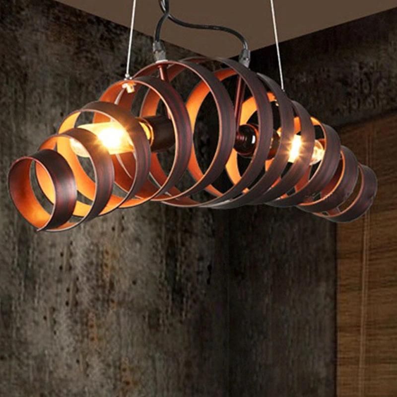 Industrial American Loft Pendant Lamp Retro Iron Art Cafe Restaurant Dining Room Pendant Lamp (WH-VP-121)