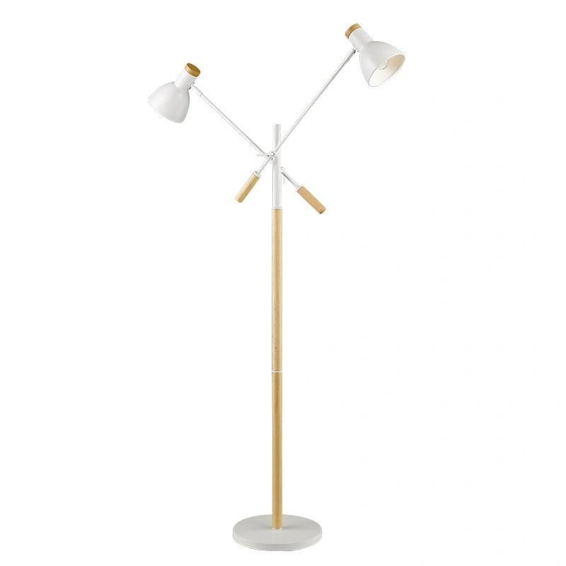 Nordic Floor Lamp Light Switch Modern White Standing Light Living Room Floor Lamp (WH-WFL-12)