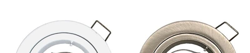 Square Lighting Fixture GU10 MR16 Downlight Housing Holder (LT1101)
