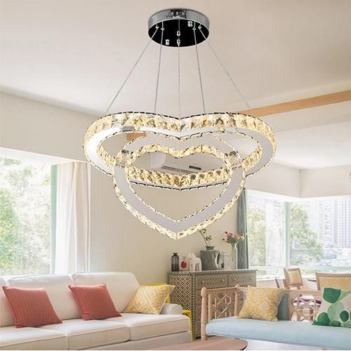 Modern K9 Crystal Chandelier Lamp AC110V 220V