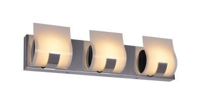 Three Light G9 Vanity Wall Lamp with Opal White Panel