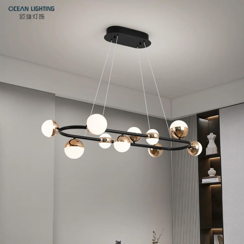 Ocean Lighting Wholesal Living Room Lights Crystal Hanging Pendant Lamp