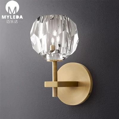 Art Deco LED Crystal Wall Sconces Mirrors Lights
