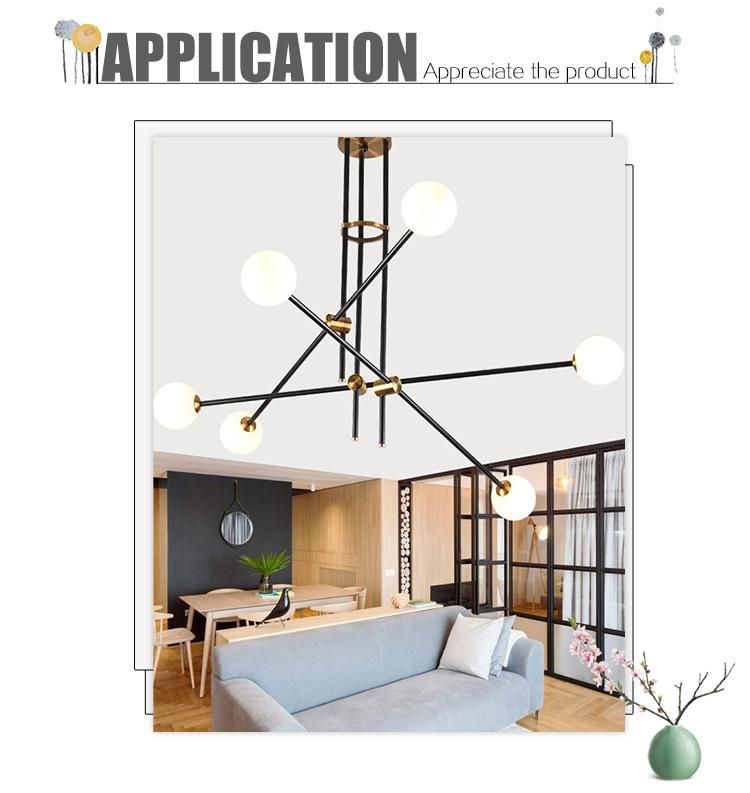 Nordic Minimalism Modern Cross G9 Chandelier