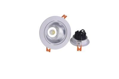 IP44 Safe Hotel Home Restaurant Isolated Driver Recessed Ceiling Anti-Glare 3-in-1 Color 10W LED COB Spotlight Panel Light Downlight