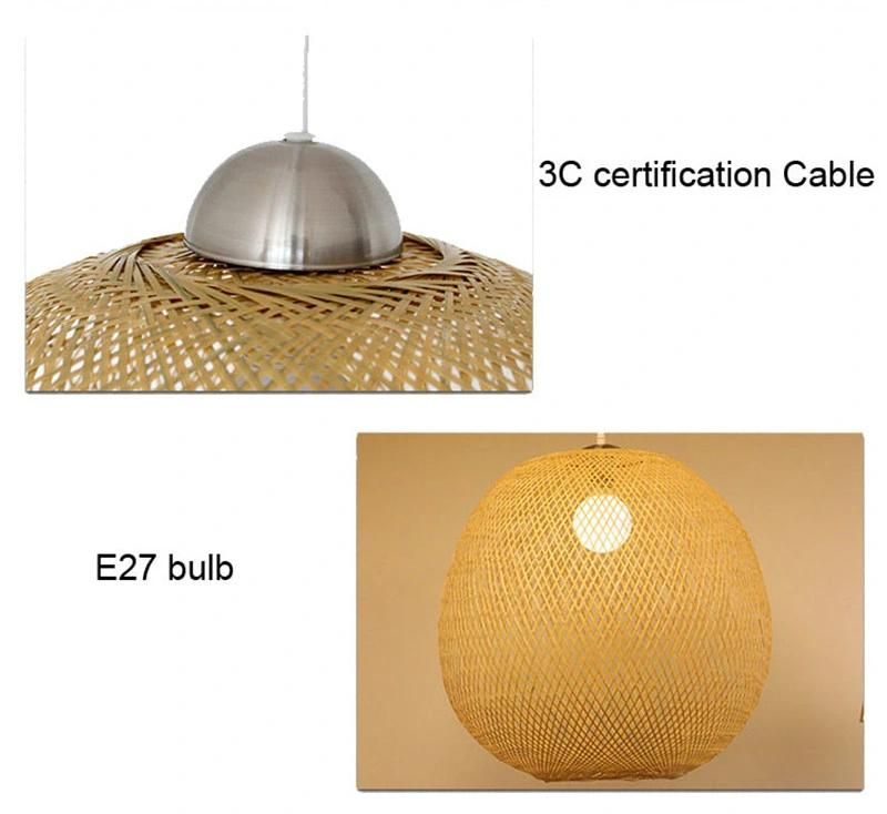 Cage Traditional Handmade Bamboo Lamp Pendant Light