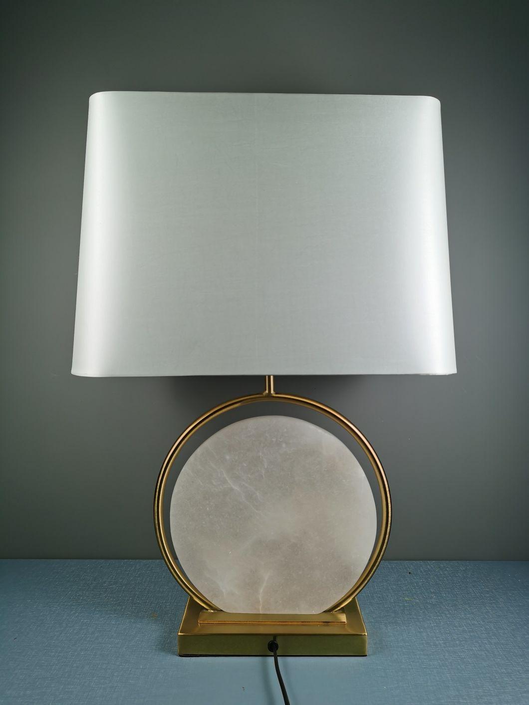 Simple Nordic Creative Marble Living Room Coffee Table Table Lamp Study Office Model Room Bedroom Bedside Lamp Light Luxury