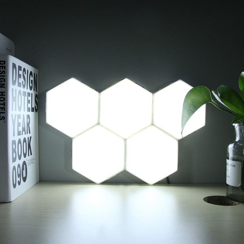 Quantum Light LED Hexagonal Lamps Modular Touch Sensitive Magnetic Wall Night Light for Xmas Home Decoration