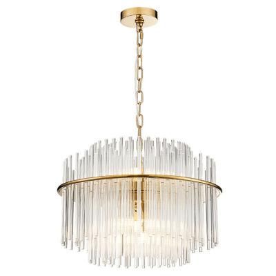 Hotel Livingroom Modern Large Luxury LED Lamp Pendant Crystal Chandelier Lighting