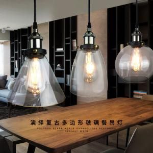 Polygon Glass Meals Chandeliers Restoring Ancient Ways Pendant Lamp with E26/E27